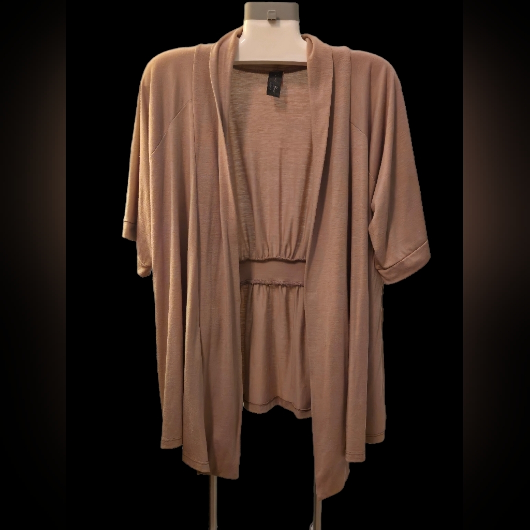 Elegant Tan Women's Shrug